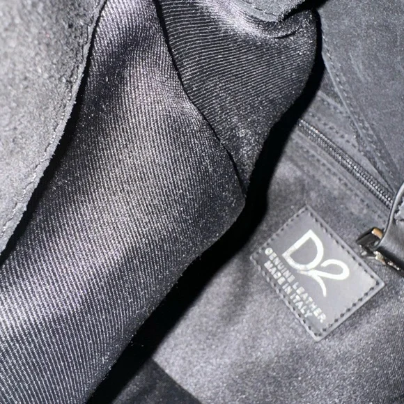 D2 Hobo Black Suede Leather - Picture 6 of 7